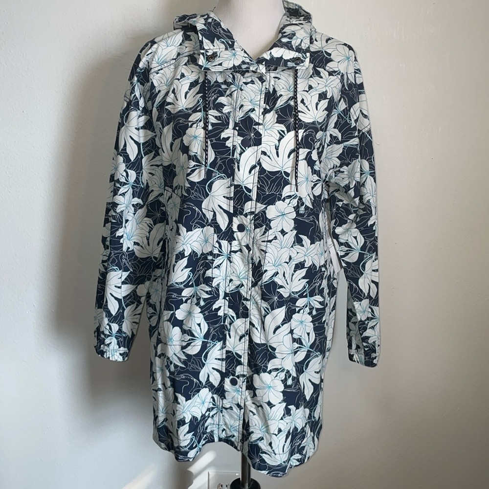 NWT Columbia Women’s Little Fields Printed Long Jacket Size Medium